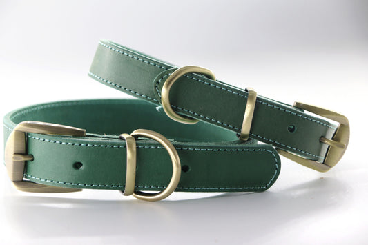 Collar SinPulgas Ultraresistente de cuero natural