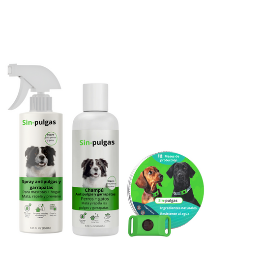 Sin-pulgas - Paquete de protección completa